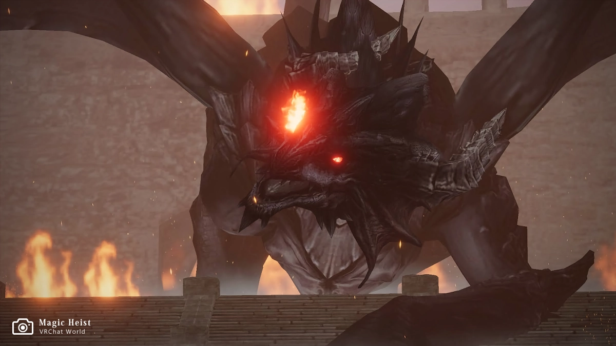 【Magic Heist】VRだと結構迫力がある大型のドラゴン