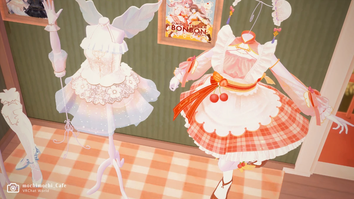 【motchimotchi_Cafe】愛らしい衣装も作られているようです。