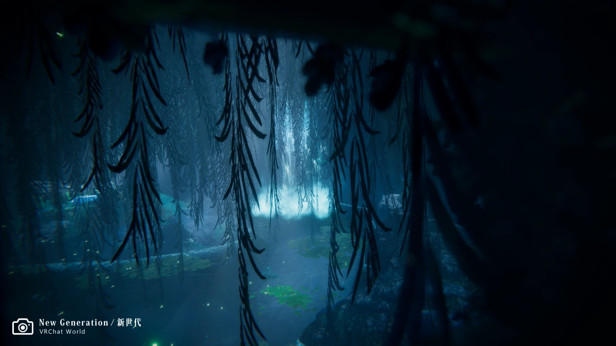 【New Generation ⁄ 新世代】ライティングを夜に切り替えると神秘的な雰囲気になります