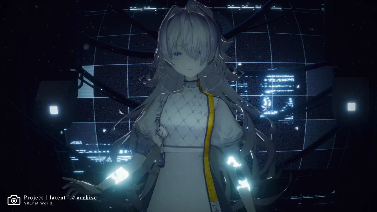【Project ［ latent ］ ⁄⁄ archive_】月白累さんのパーティクルライブのアーカイブ。