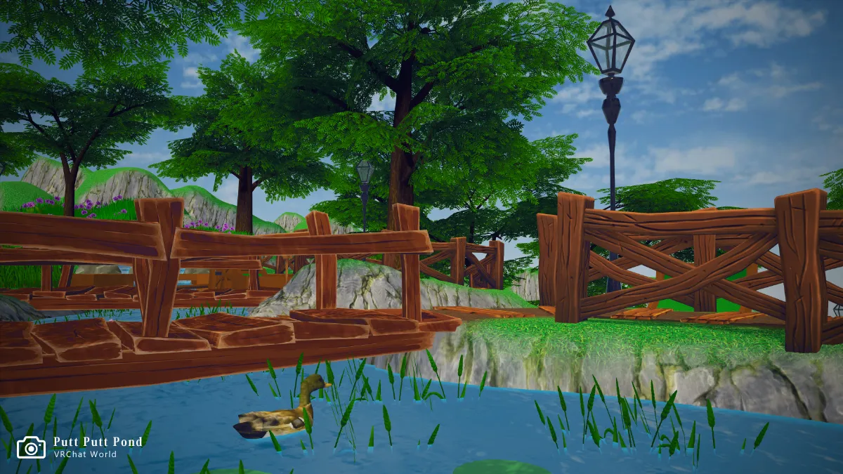 【Putt Putt Pond】のどかで広大なマップでゴルフを満喫。