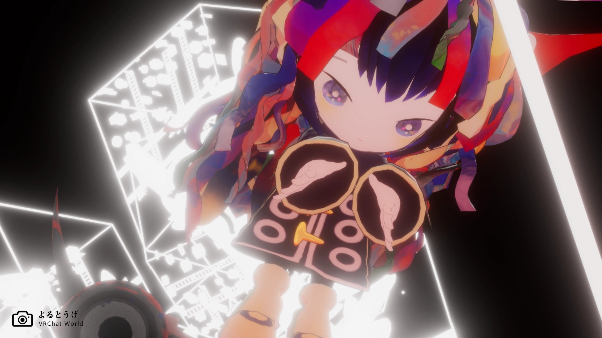 「よるとうげ」演出のひとつ。激しく動きまくる星くん。かわいい。たまに顔が怖くなる。