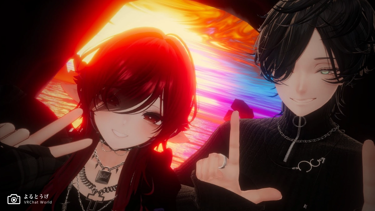 「よるとうげ」終了。夜が終わり、朝を迎える？落ち着く静寂と、どこか不安定になる色彩が印象的。